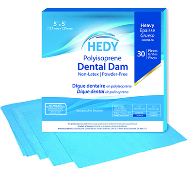 Image DIGUE DENTAIRE SANS LATEX | 320DNB-XX | LATEX-FREE DENTAL DAM